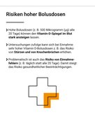 Hohe Bolus-Dosen k&ouml;nnen den Vitamin-D-Spiegel im Blut stark ansteigen lassen.